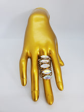 Load image into Gallery viewer, Crystal Clear Gold Tsavorite Wrap Fashion Ring
