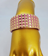 Load image into Gallery viewer, Metallic Acrylic Rose Gold Bangle Bracelet
